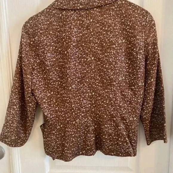 Forman & Gumner Women’s size Small 1960s Vintage Button Down Suit Top - Picture 7 of 7